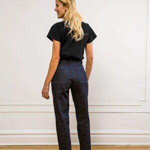 Loup - Toni Wide Ankle Pants - Twilight - Size Large